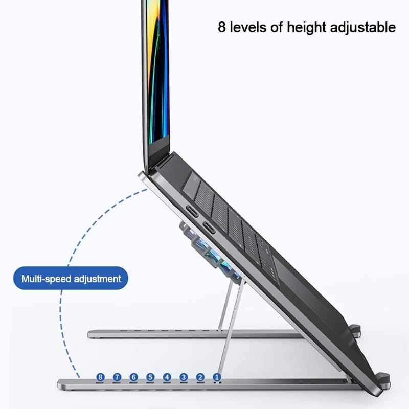 Soporte portátil con ventilación  para laptop