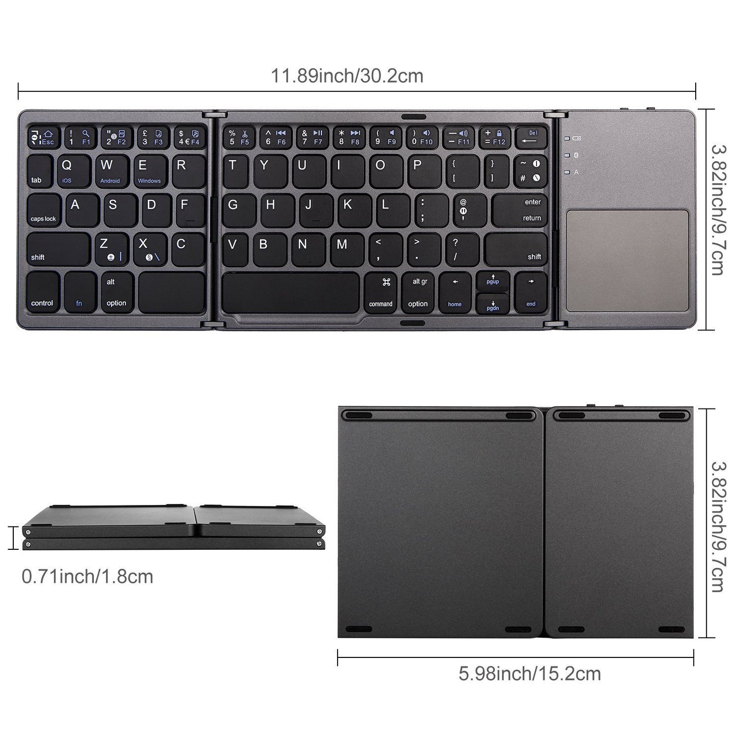 Teclado Bluetooth portátil